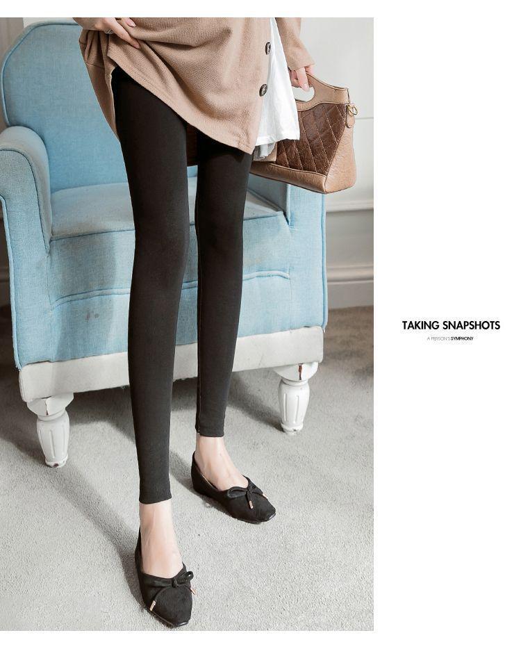 Maternity Adjustable Solid Color Cropped Pants for Spring and Summer