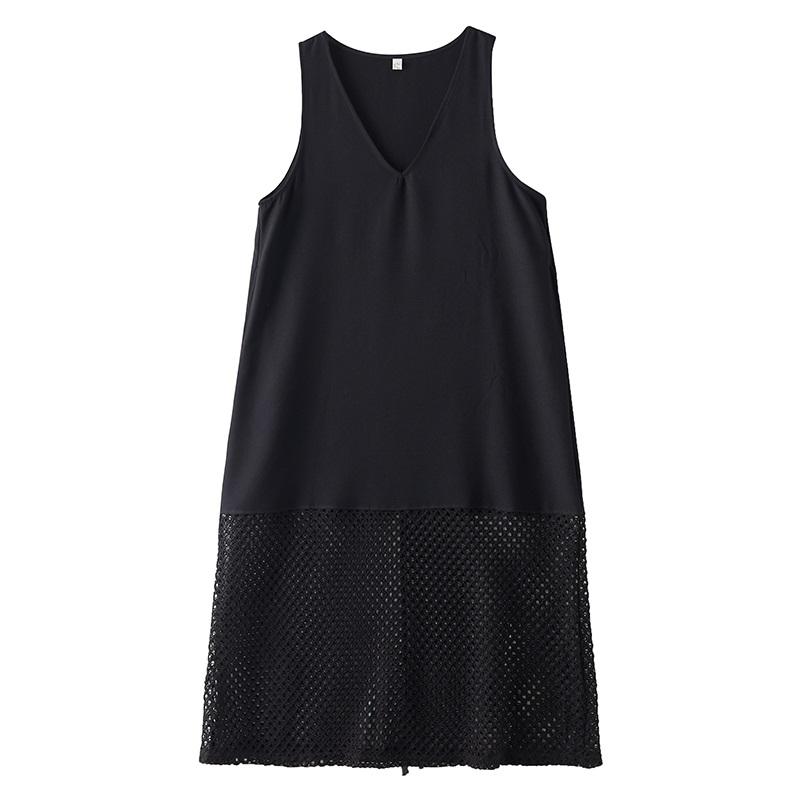 Sleeveless oversized Sexy black new in dresses for women casual loose long summer dress elegant clothing 2026