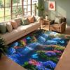 Pixel Art Style  Elf Spring Rug Carpet Mat Non-Slip for Kids Room Bedroom Game Home Decor   Living Room Decoration