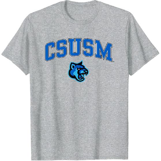 Cal State San Marcos Cougars Arch Over Officially Licensed T-Shirt