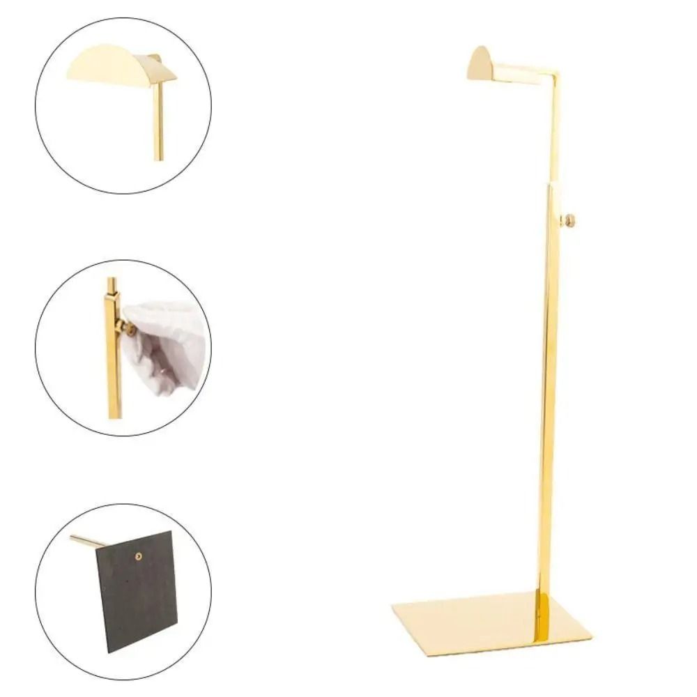 Durable Adjustable Handbag Shelf Stainless Steel Hanging Bag Display Stand Luxurious