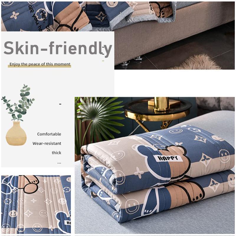 Sommer-Kühldecke, kühlende Faser, atmungsaktiv, weich, kühlende Steppdecke, maschinenwaschbar, Klimaanlagen-Steppdecke