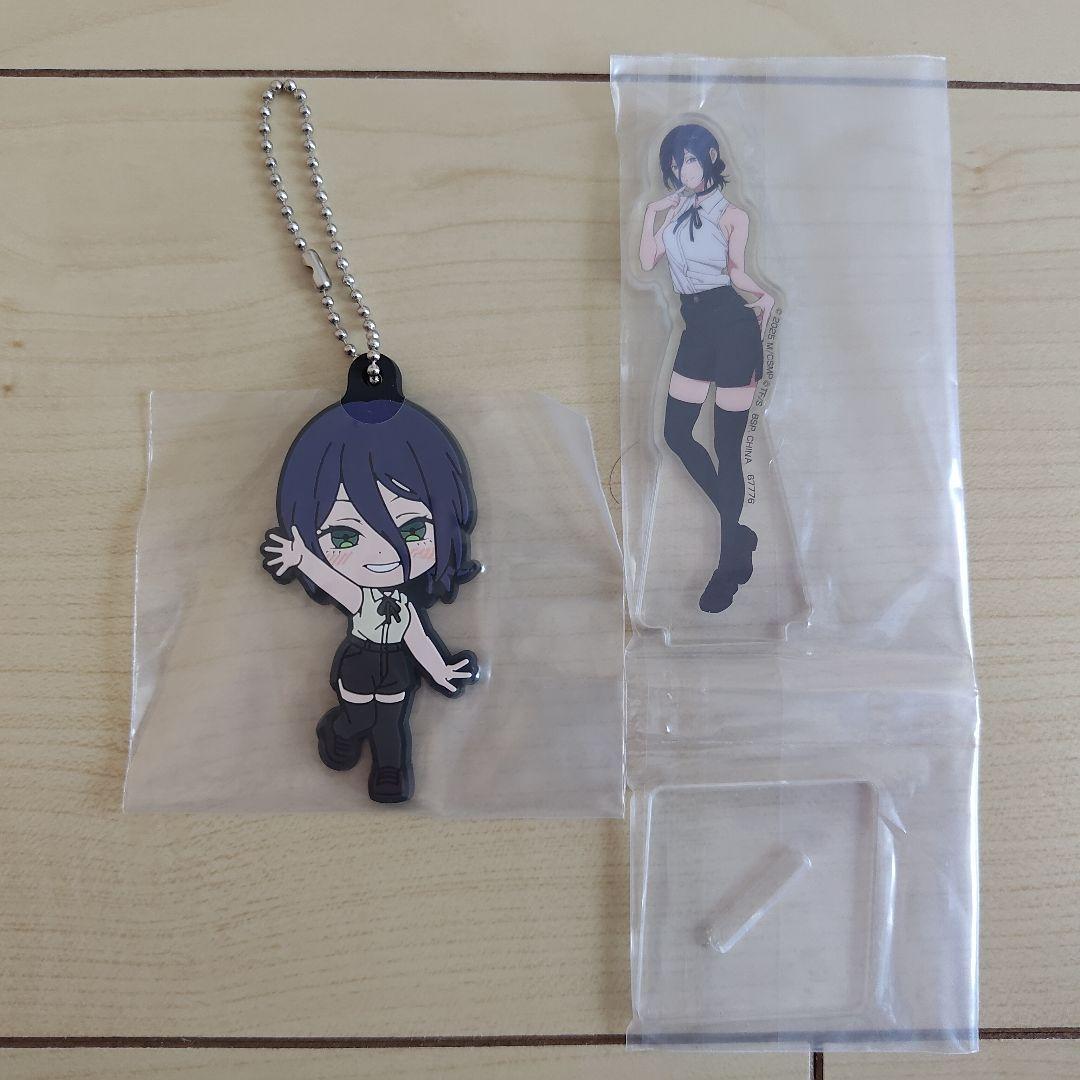 Used Chainsaw Man Reze Edition Ichiban Kuji Reze Rubber Charm & Acrylic Stand