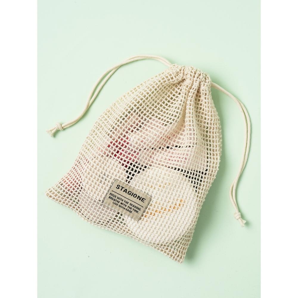 Daiso Mesh Tightening Pouch Small