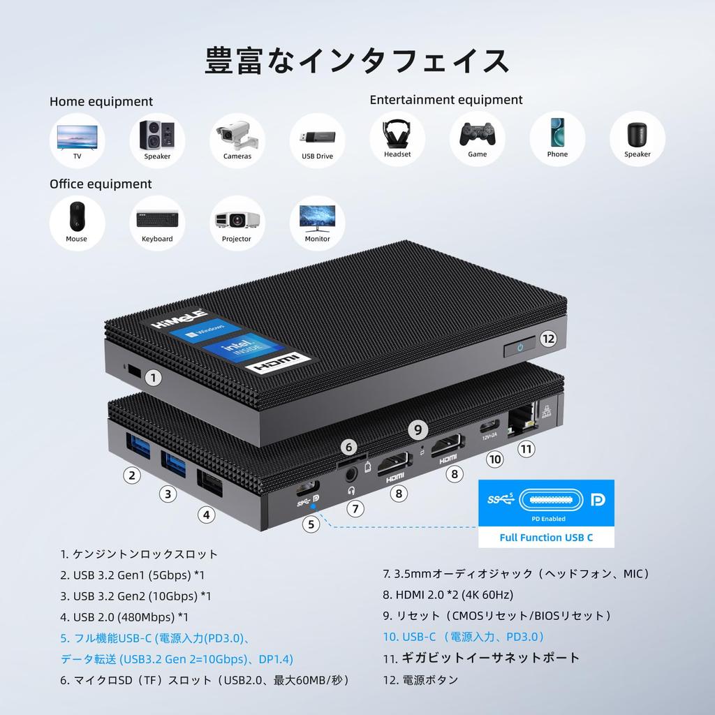 HiMeLE Quieter4C Lüfterloser Mini 12. Generation Alder Lake N100 zu Windows 11 Leise 16GB LPDDR4 x 512GB Micro Desktop 4K Triple Display Simultan
