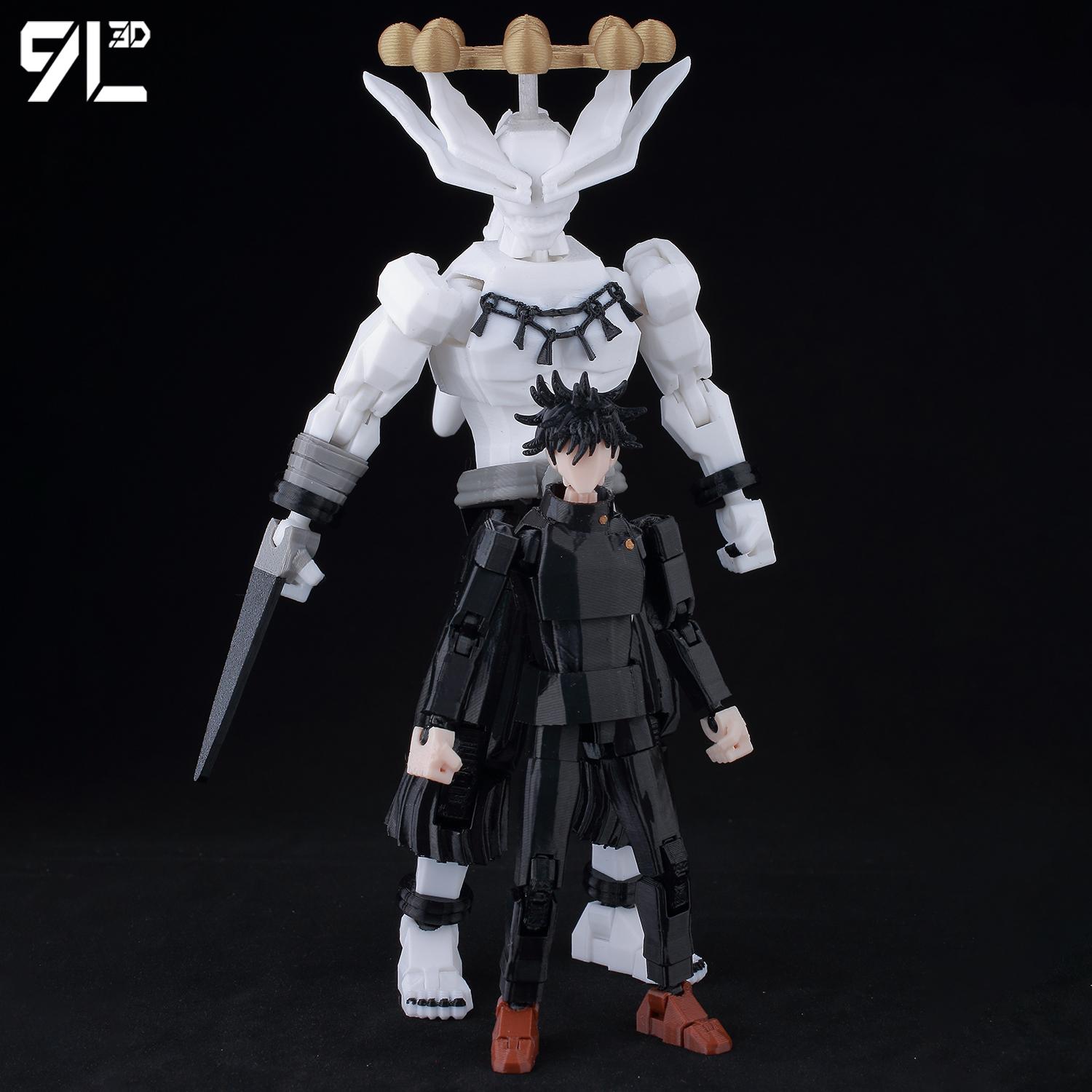 Writing A Notebook 9L3d Fushiguro Christmas Decoration Lucky13 Multi-Jointed Poseabl T13 Mahoraga Model Dummy13 For Fans Cool Robot Doll Toy