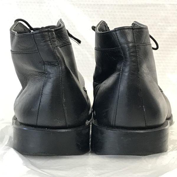 Made in Japan BRAT Leather Chukka Short Boots Men’s 26.0 Black(USED)