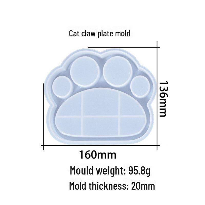 DIY Pazur kota silikonowa forma do robienia kolczyków i breloków