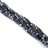 4mm Faceted Diamond Crystal Glass Beads for Handmade Hair Accessories
