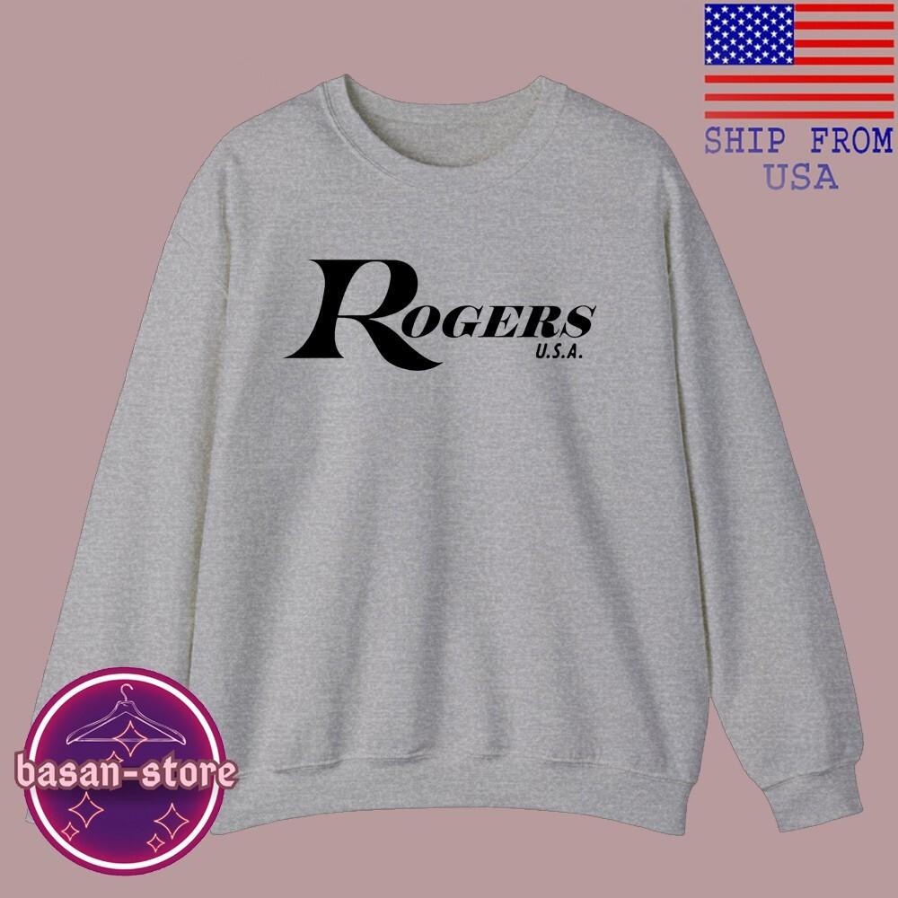 Rogers USA Grey Size S3XL Unisex T-Shirt XXXXL
