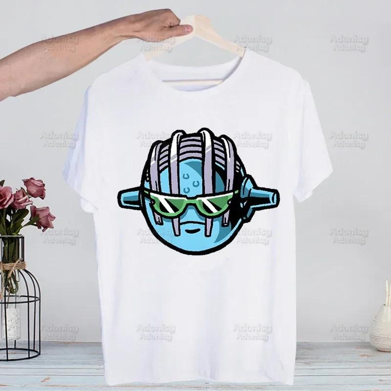 Jojo Bizarre Adventure Men Hip Hop T Shirt Harajuku Jolyne Cujoh TShirts Short Sleeve Casual T-Shirt Stone Ocean Tops Tees