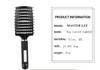 Nylon Boar Bristle Brush Teeth Top Selling Vent Hair Brush Rubber Handle Detangling Hair Comb Oval Scalp Massage Brush for Women