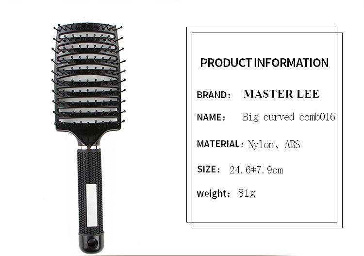 Nylon Boar Bristle Brush Teeth Top Selling Vent Hair Brush Rubber Handle Detangling Hair Comb Oval Scalp Massage Brush for Women