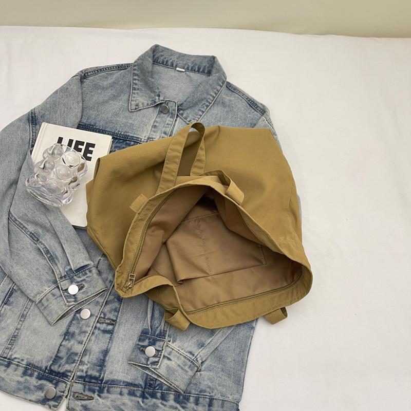 Student Class Shoulder Bag Women's Large Capacity Commuter Handbag Waterproof Tote Bag