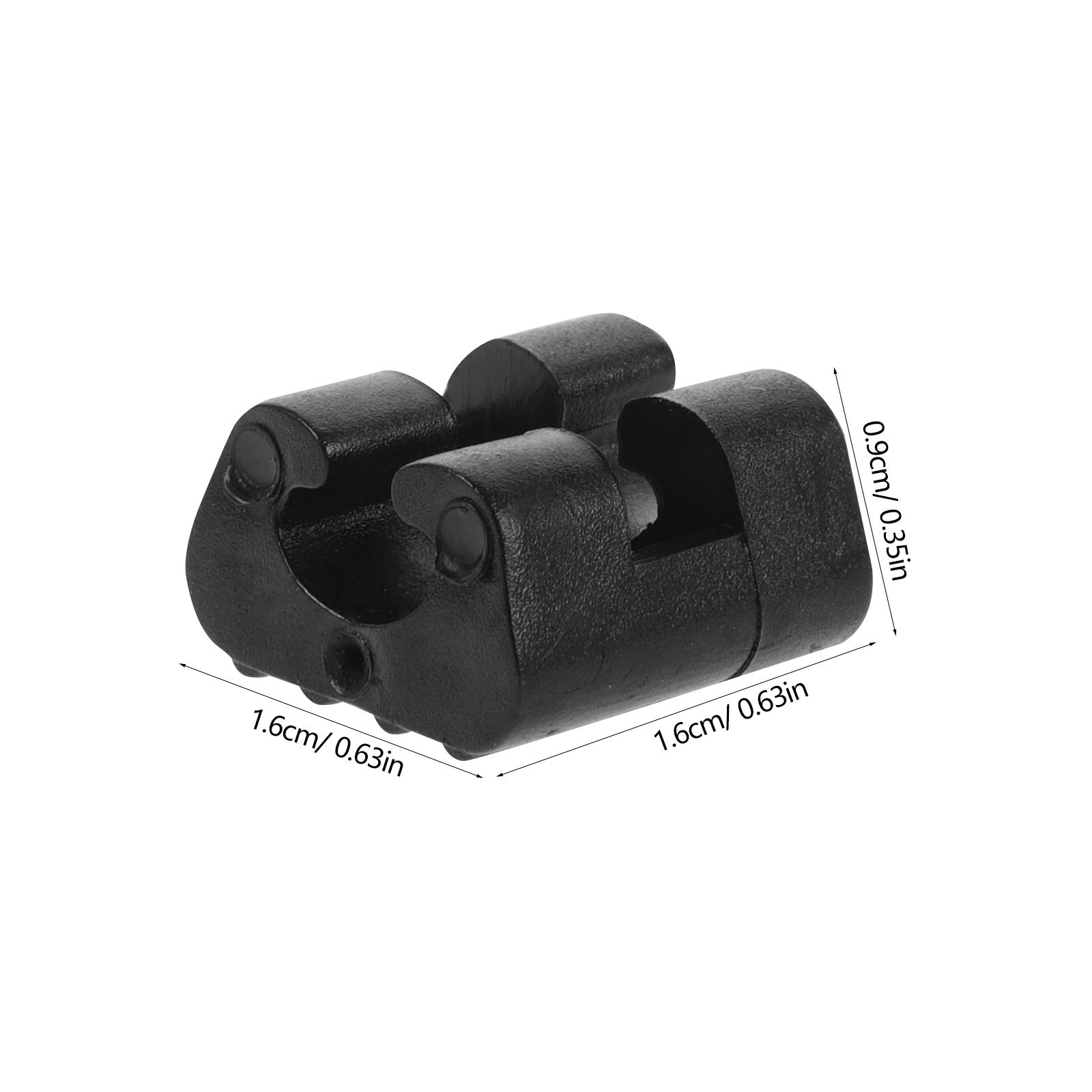 

50pcs Anti-Slip Leg Pads C-Shaped Floor Protectors Noise Reducing Chair Glides For Furniture Protection Chair Leg Floor чорний