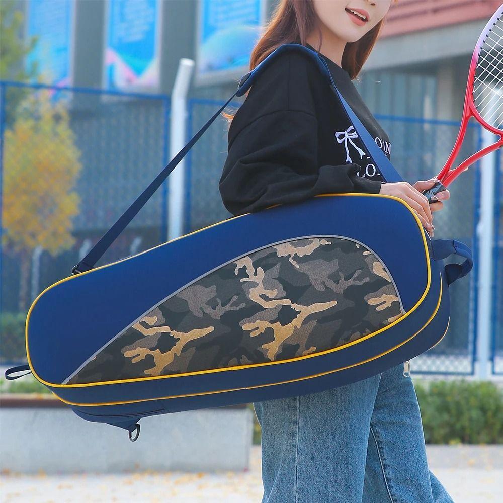 Multifunctional Badminton Racket Handbag Shoes Compartment Carrying Handbag  for Men and Women
