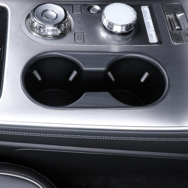 For Genesis GV70 2025 Left-Hand Drive ABS Central Control Panel Water Cup Fram Trim Cover Car Accessories