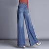 Gerade Jeans Frau Sommer Hohe Taille Pockects Denim Hosen Casual Vintage 2022 Frühling frauen Breite bein Hosen frauen jeans