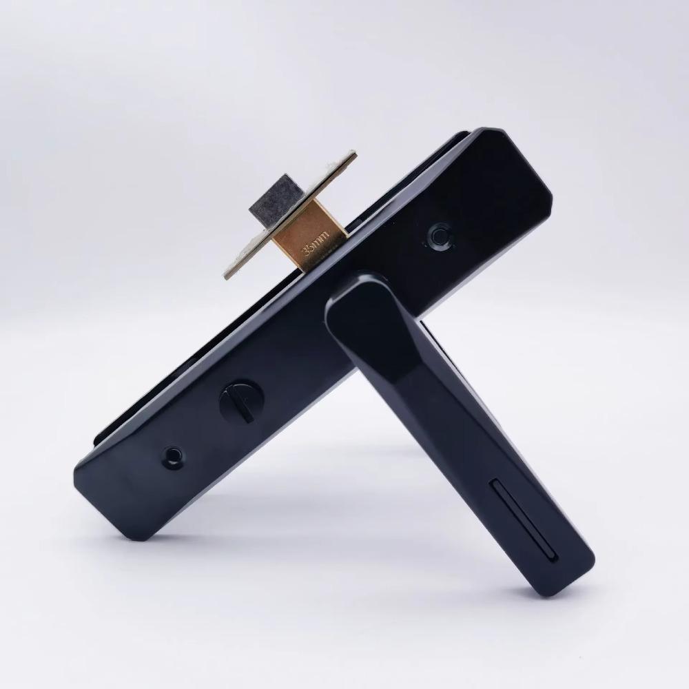 Keyless Bath Handle Door Lock Metal Security Door Handle Bathroom Handle Lock  Household Hardware