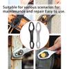 2Pcs All In One Universal Wrench Tool Set Adjustable From 8 To 24 Mm for Auto Repair and Motorcycle Bicycles Adjustments