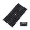 250W Monocrystalline Solar Panel Kit with 10A Charge Controller Dual USB Ports for RV Car Boat Battery Charging