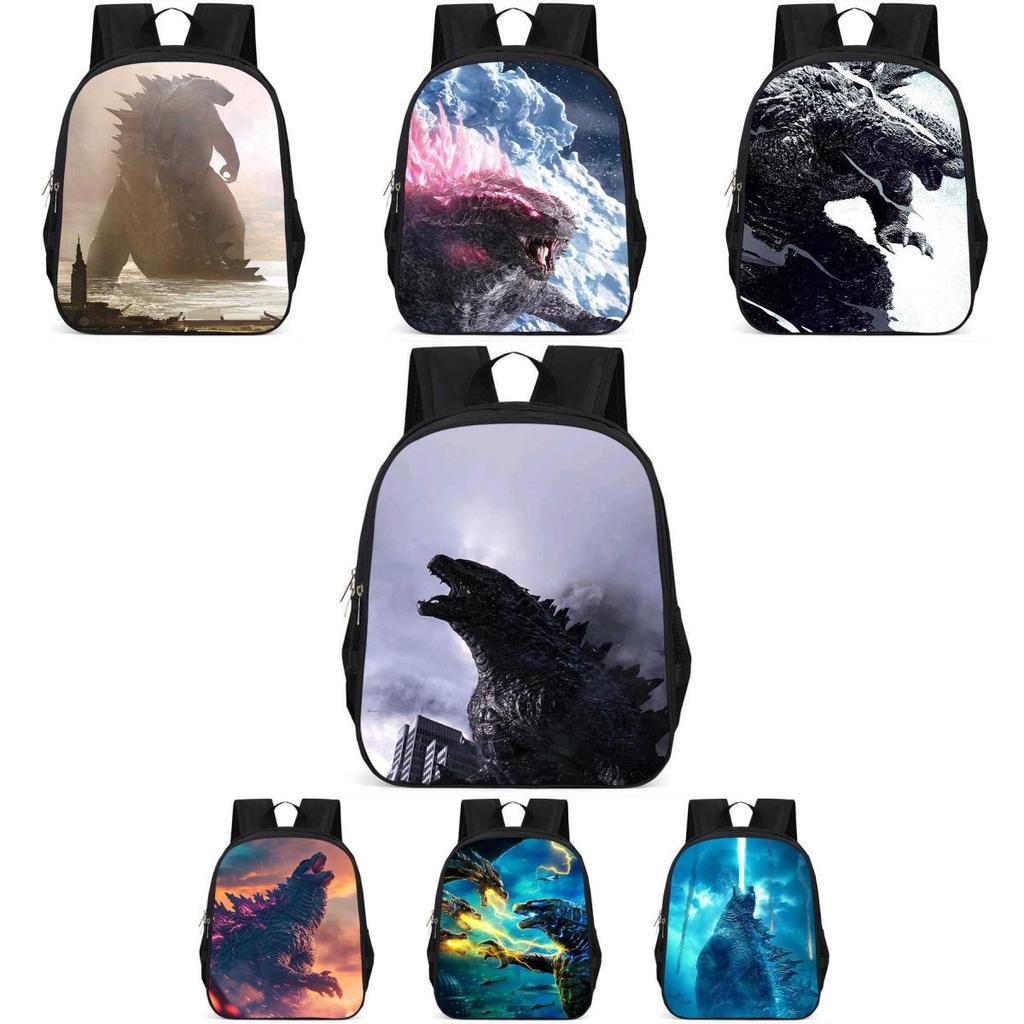 Stilingas Godzilla 15 colių didelės talpos lengvas mokyklos kuprinė vaikams