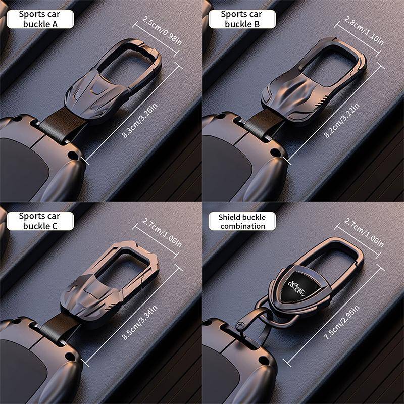 For Volvo S60 V90 V60 XC40 XC60 XC90 S90 T5 T6 T8 Polestar 1 2 Zinc Alloy Car Key Case Cover Key Holder Shell Accessorie