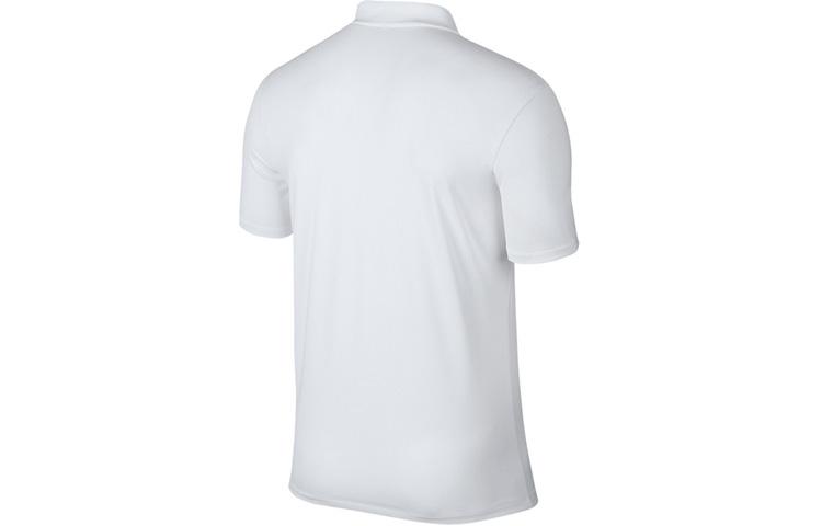 Nike Polo Shirts Men's White Polo Collar Moderate Straight Fit BV0359-100