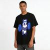 Cute Panda Weightlifting Print Casual T-Shirt Unisex Trendy Sports Top Pure Cotton T-shirt