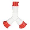 3 Way Industrial Plug Multifunctional 5 Cores 3P N E 16A IP44 Waterproof Y Type Industrial Aviation Plug Socket 380‑415V