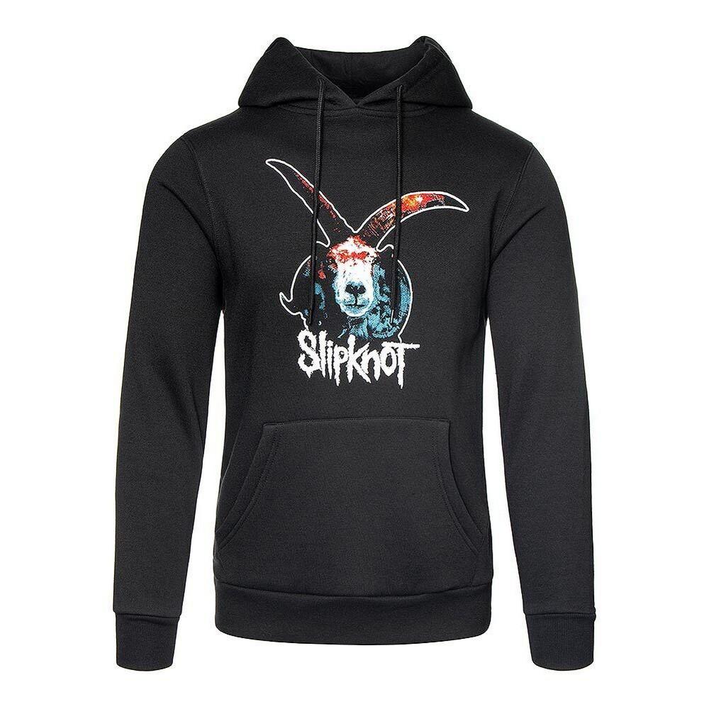 Slipknot Unisex mikina s kapucí a potiskem pro dospělé s kozou