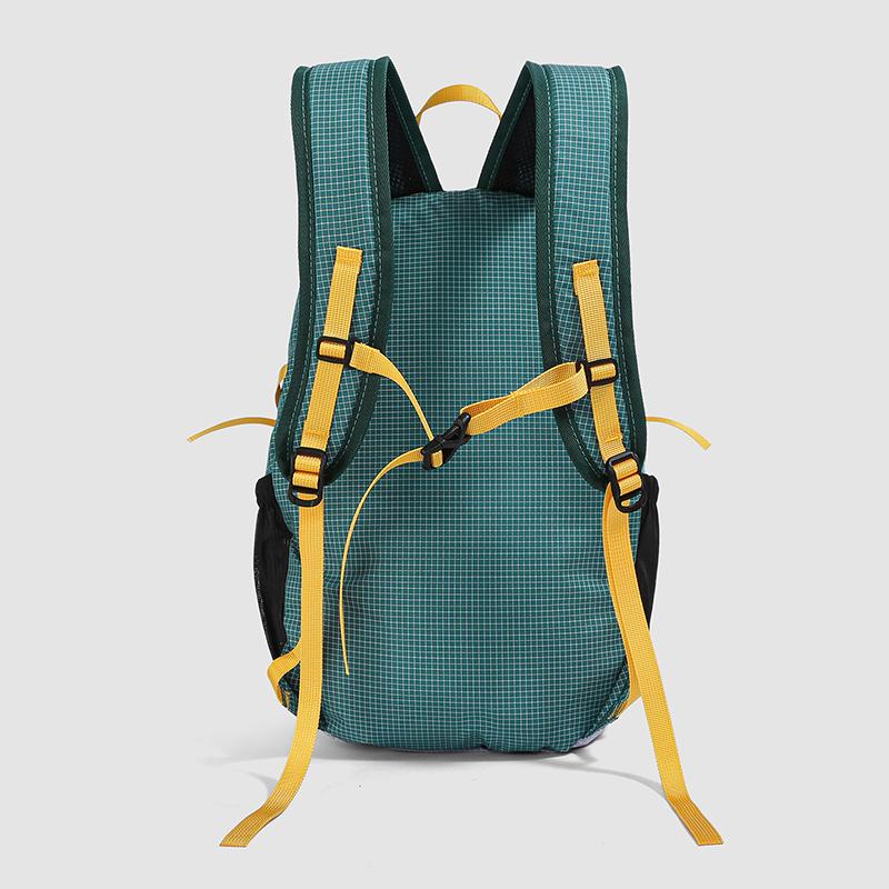 Compact Outdoor Backpack with Mesh Front Pocket and Multiple Storage Compartments for Hiking and Travel