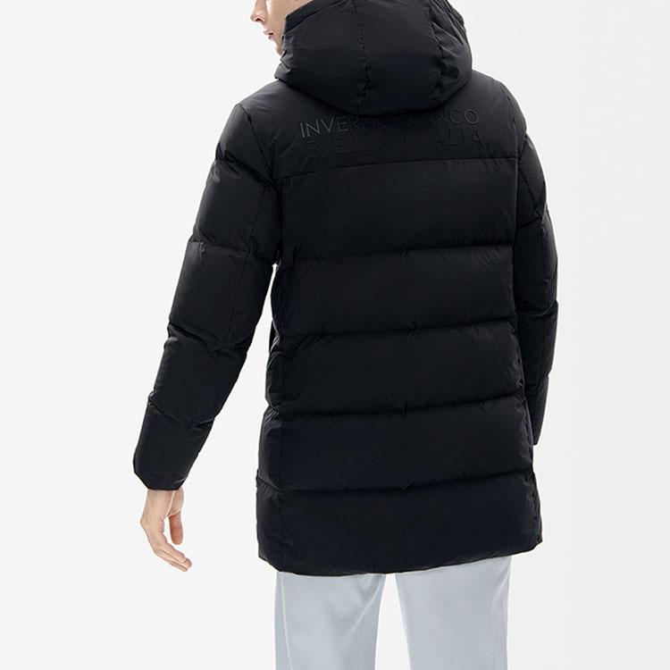 Fila Business Casual Warm Down Jacket Men Outerwear Black F11M247904F-BK