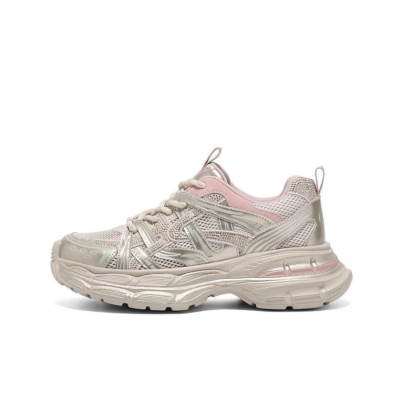 Belle Trendy Colorblock Mesh Dad Shoes B2548BM5