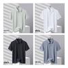 Mao Ren Men's Cooling Ice Silk Polo Shirt