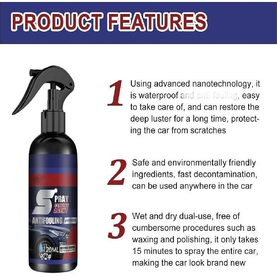 Easepicks Car Spray,Easepicks Car Wax,Reshline Coating Spray,Classupery Multi-functional Coating Renewal Agent,3 in 1 High Protection Quick Ceramic