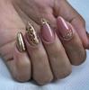 Fashionable Gold Glitter French Nail Art Tips for a Chic, High-End Look