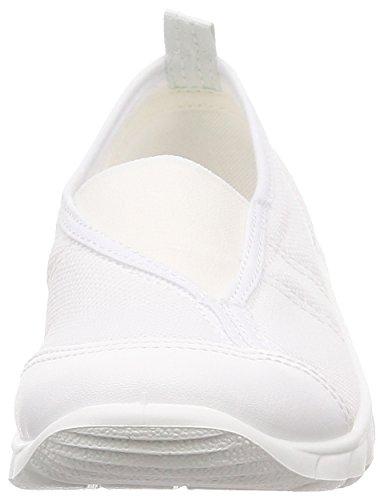 Shunsoku Volleyball Indoor Shoes, Made in Japan, Sizes 14-26cm, 1.5E, 0.5cm Adjustment, Kids' Boys and Girls, SSK 1020, White, 19.0cm
