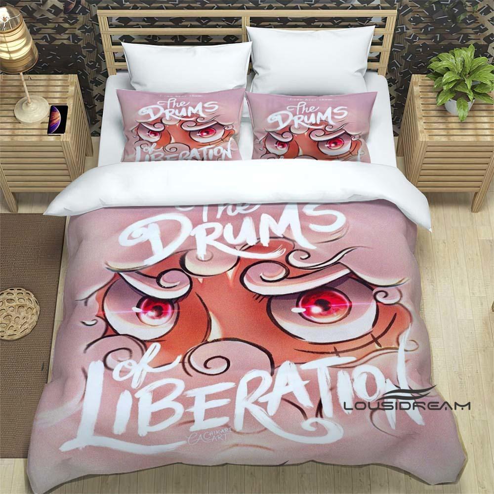 ONE PIECECartoon Monkey D. Luffy Bedding Set (duvet Cover and Pillowcases), Extra-large/large Size, Machine Washable, a Holiday