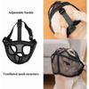 Mesh Dog Muzzle Short Snout Dog Muzzle Adjustable French Bulldog Muzzle L