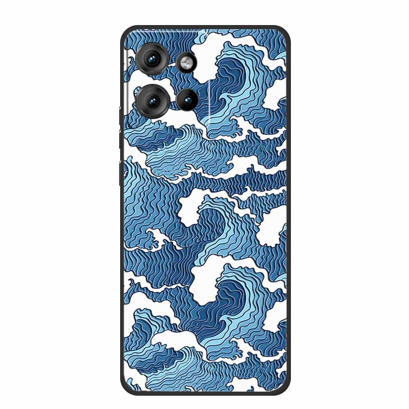 3D Emboss Case For Motorola Edge 50 Neo S50 G75 G15 Power Edge 60 Stylus Fusion Phone Case Shockproof Silicone Soft Back Cover