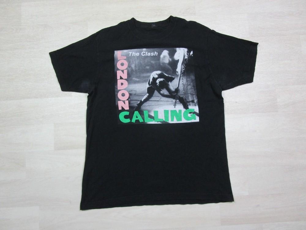 The Clash London Calling Band T-shirt L Punk Rock Music Graphic Y2K 2013 S