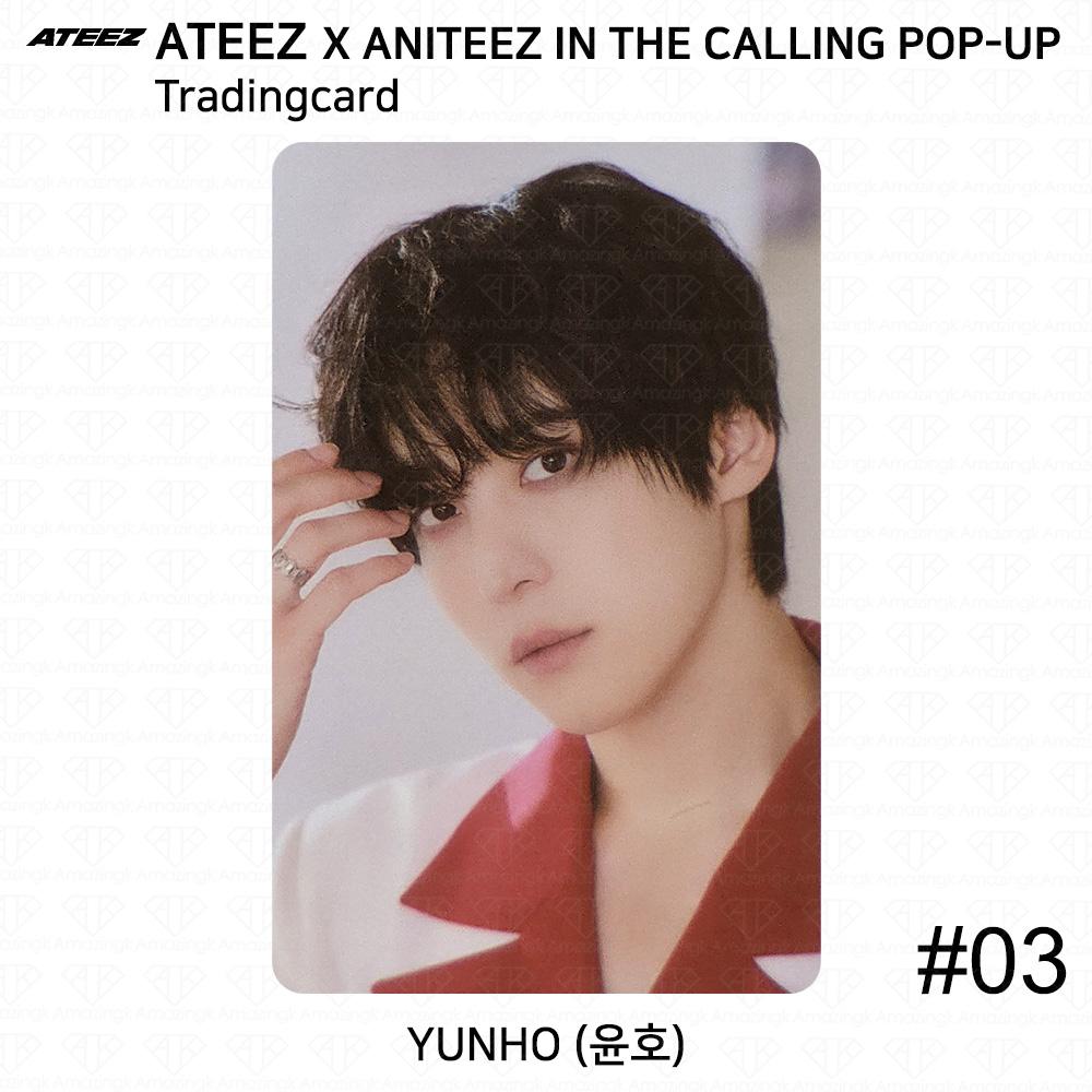 ATEEZ X ANITEEZ IN THE CALLING POP-UP Unitate Carte de Colecție MD KPOP K-POP Seonghwa