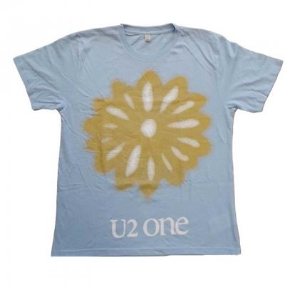U2 Unisex Adult Glastonbury 2011 Smell the Flowers Back Print Cotton T-Shirt