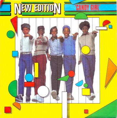 7inch Record NEW EDITION  Candy Girl LON21 LONDON STREETW 1983 UK SoulFunk Used
