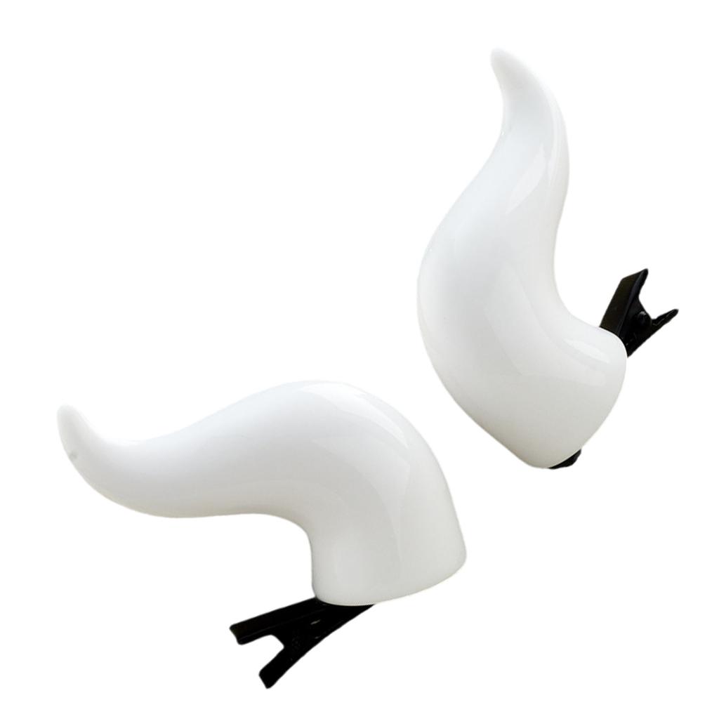 1 pár sponek do vlasů s ďábelskými rohy pro cosplay party, halloweenský kostým, rohatá sponka do vlasů, anime téma, pokrývka hlavy, maškarní pokrývka hlavy