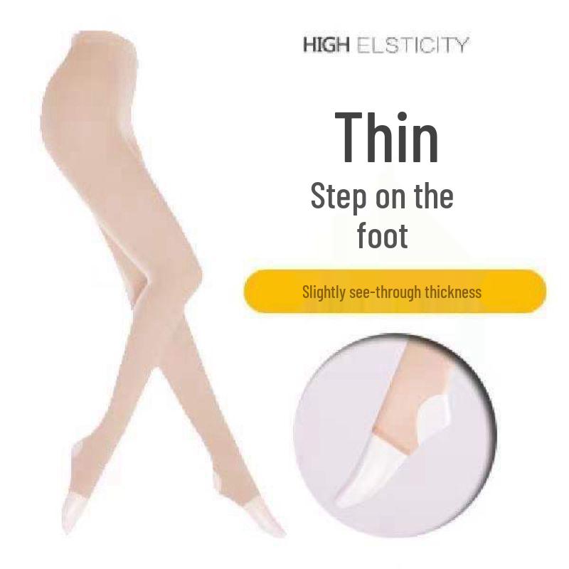 Collant Modellanti Estivi Ultra-Sottili a Compressione con Punta Velata Calze Base Snellenti