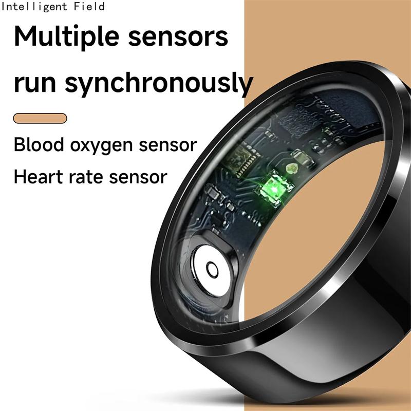New Smart Ring Sleep Monitoring Multi-function Blood Oxygen Measurement Blood Pressure Multi-sports Mode Low Power Consumption