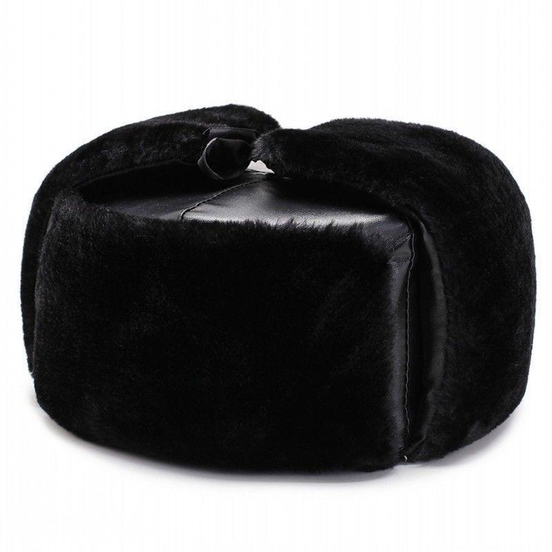 Ushanka Thickened Cotton Plush Warmth Hat Adjustable Ear Flaps Gift Fashion