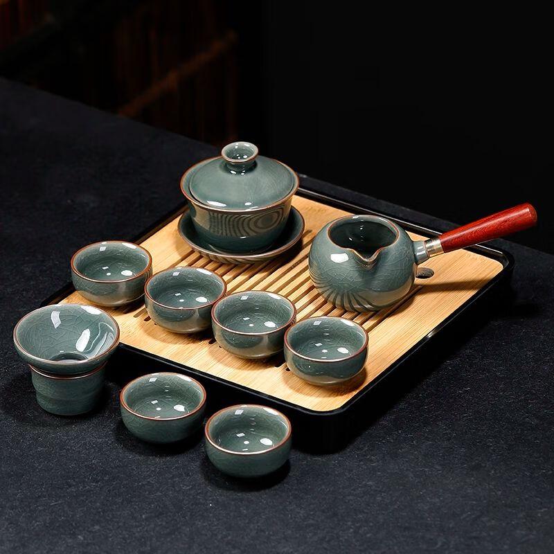 Qiu Qiao Ge Kiln Ceramic Kung Fu Tea Set